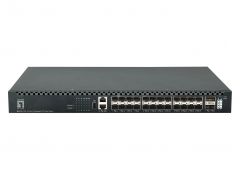 XQS-3126  26-Port L3 Managed TOR-Fiberswitch, 24x 1G/10G SFP+, 2x 40G/100G QSFP28, Hot-Swap Redundante Stromversorgung