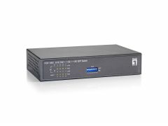 FGP-1000 10-Port-Fast Ethernet-PoE-Switch, 1 x Gigabit RJ45, 1 x Gigabit SFP, 8 PoE-Ausgänge, 120W