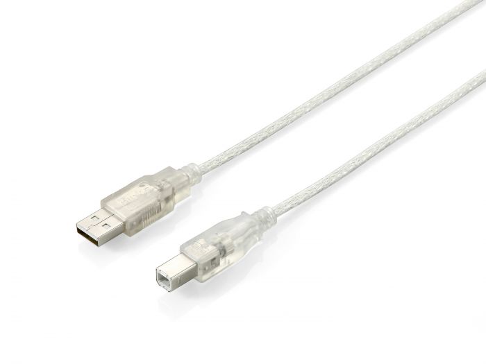 128652 USB 2.0 Cable Type A Male to Type B Male, 5.0m