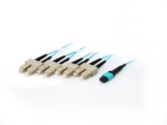 25557407 Cable de conexión de fibra MTP/SC Trunk, OM4, 7.0m