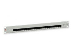 125296 Panel de conexiones ISDN RJ45 Cat.3 de 25 puertos, gris claro