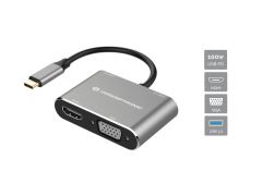 DONN16G 4-in-1 USB 3.2 Gen 1 Docking Station, HDMI, VGA, USB-A 3.0, 100W USB PD