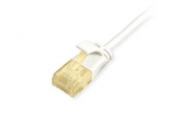 626003 Cat.6A U/UTP Slim-Patchkabel, 1,0m, Weiß