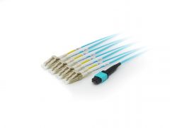 25556307 Cable de conexión de fibra óptica MTP/LC Trunk, OM4, 3,0 m