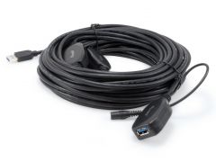 133348 Cable de extensión activo USB 3.0, 15 m, 5 Gbps, negro