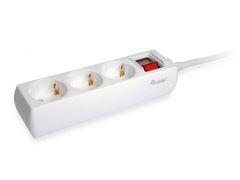 245551 Regleta de 3 tomas de corriente con interruptor