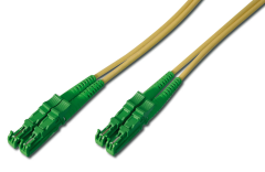 255129 Cable de fibra E2000/APC a E2000/APC, SM, 0.5m