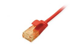 626207 Cat.6A U/UTP Cable de conexión Slim, 5.0m, Rojo