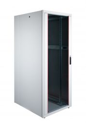 Equip Basic Flex 19" Armario de Servidor Independiente, 42U, 800x1000mm, con Puerta de Cristal, Paneles Extraíbles y con Cerradura, Montado, RAL7035 Gris