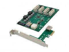 EMRICK10G PCIe-x1 zu 4x PCIe-x1 Erweiterungskit