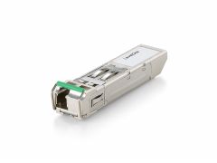 SFP-4380, 1.25Gbps Single-mode BIDI(WDM) Industrial SFP Transceiver, 60km, TX 1550nm / RX 1310nm, -40°C to 85°C
