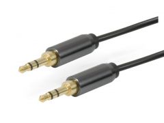 147083 Cable de audio estéreo de 3,5 mm macho a macho, 2,5 m