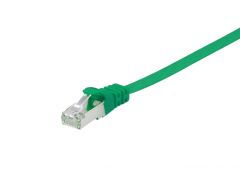 607646 Cable de conexión plano Cat.6A U/FTP, 10,0 m, Verde