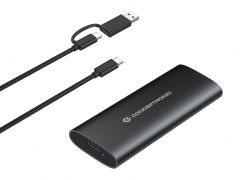 DANTE04B M.2 SATA/NVMe SSD Enclosure USB 3.2 Gen 2, Dual Protocol