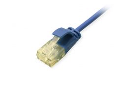 626300 Cat.6A U/UTP Slim-Patchkabel, 0,15m, Blau