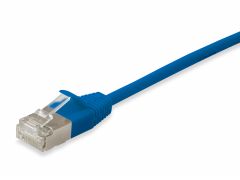606139 Cable de conexión delgado Cat.6A F/FTP, 10 m, azul