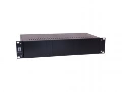 CVH-2001, Chasis de 14 ranuras para el extensor PoE sobre coaxial EOC-1100/EOC-1101. Fuente de alimentación dual