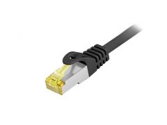 605106 Cable de parche Cat.6A S/FTP para exteriores, 10 m, negro