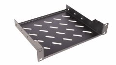 EQUIP FIXED SHELF 10', 1U, 200MM, NERO
