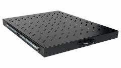 EQUIP RIPIANO SCORREVOLE 19', 1U, 800MM, NERO