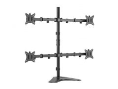 650127 Supporto da tavolo articolato per quattro monitor da 17"-32"