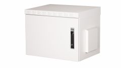 Gabinete para exteriores Equip Safe Outdoor de 19" para montaje en pared, 07U, 600x450 mm, con puerta frontal de acero, ensamblado, gris RAL7035