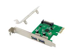 EMRICK06G 2-Port USB 3.2 Gen 2 PCI-Express-Karte 