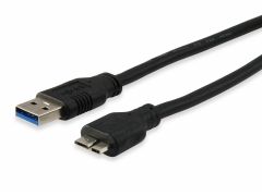 128397 Cable USB 3.0 A a Micro-B, M/M, 1.8m, 5Gbps, Negro
