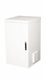 Equip Safe Outdoor 19" Gabinete para exteriores de montaje en pared, 20U, 600x600mm, con puerta frontal de acero, ensamblado, gris RAL7035