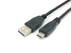 128831 USB 2.0 C auf A, Kabel, Stecker/Stecker, 0.5m
