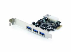 C4USB3EXI 4-Port USB 3.0 PCIe Card, Internal x 1, External x 3