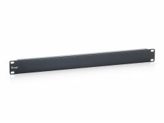 327503 19", Pannello Cieco, 1U, Nero