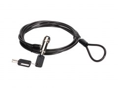 CUSTODIO02BN Keyed Laptop Lock, Nano Lock Slot, 1.8m
