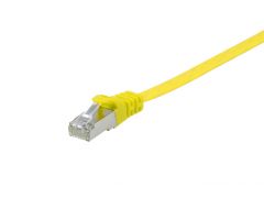 607666 Cable de conexión plano Cat.6A U/FTP, 10,0 m, Amarillo