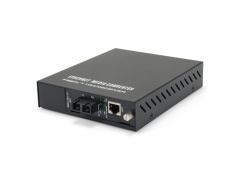 GVM-1220 Convertitore di media Gigabit gestito da RJ45 a SC, fibra monomodale, 1310 nm, 20 km