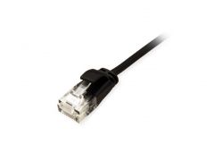 626901 Cat.6A U/UTP Slim Cable de conexión, 0.25m, Negro