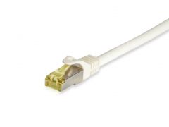 605716 Cable de conexión Cat.6A Pro S/FTP con cable bruto Cat.7, 10 m, blanco