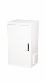 Gabinete para exteriores Equip Safe Outdoor de 19" montado en la pared, 20U, 600x450 mm, con puerta frontal de acero, ensamblado, gris RAL7035
