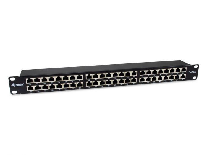 48-Port Cat.6A Shielded Patch Panel