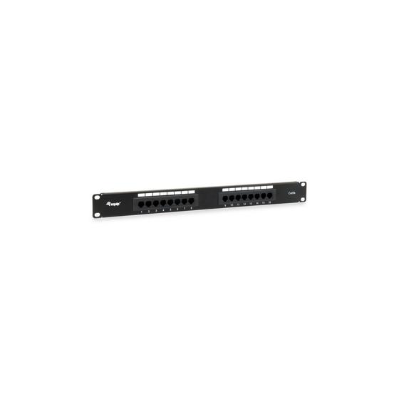 227369 8 Ports Cat.6 Desktop Patch Panel, Light Grey - Equip